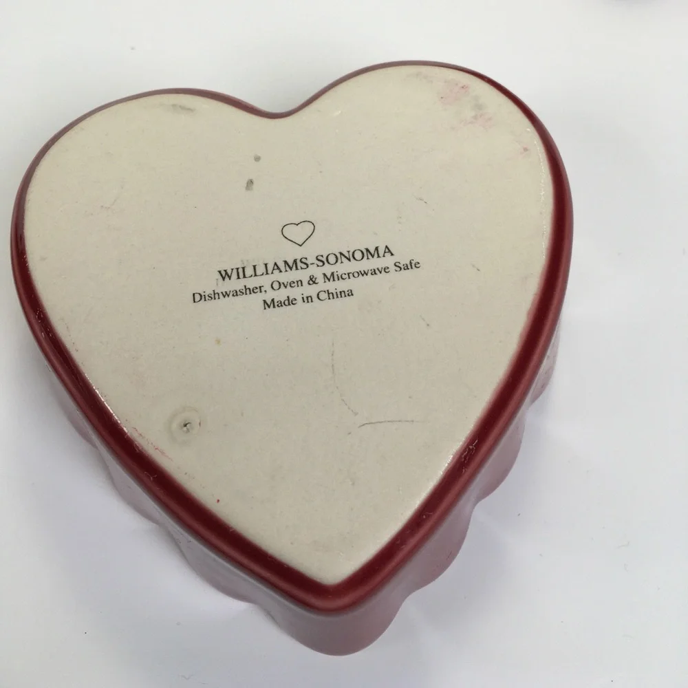 Williams-Sonoma Heart Ramekins Set of 3